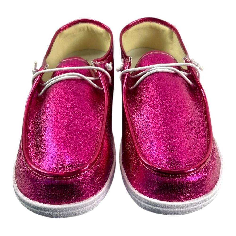 Corkys Kayak Metallic Pink Shoes - Size 10